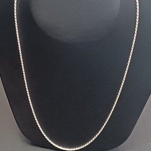 925  Sterling Silver Chain Rope Style